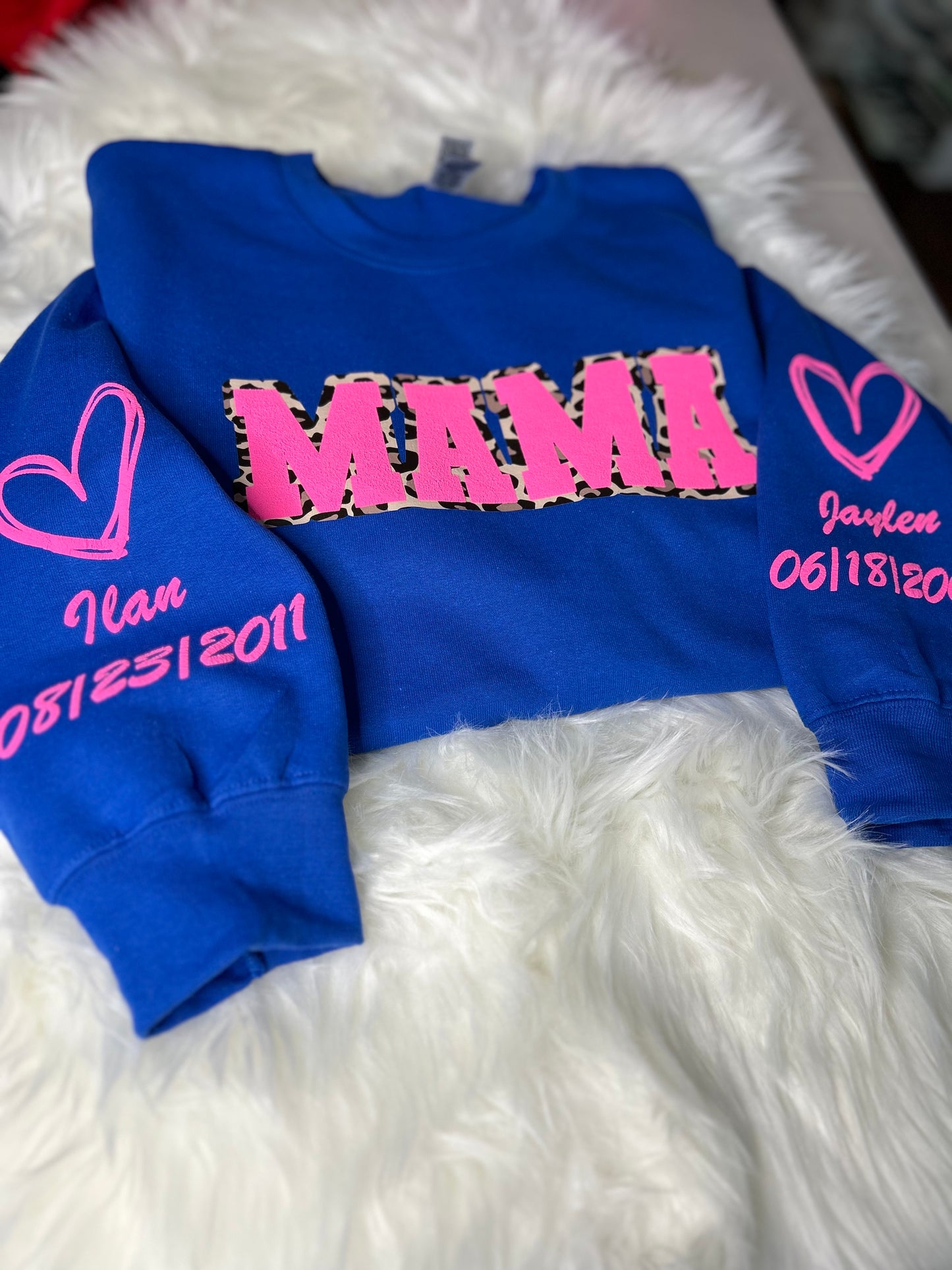 MAMA WITH HEART ON SLEEVE SVG