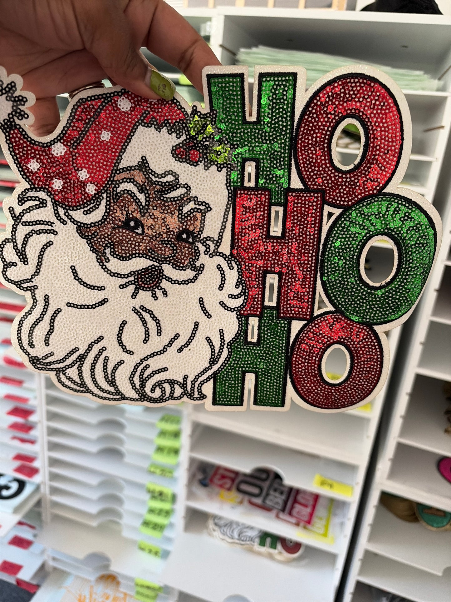 Ho Ho Ho Chenille Patches