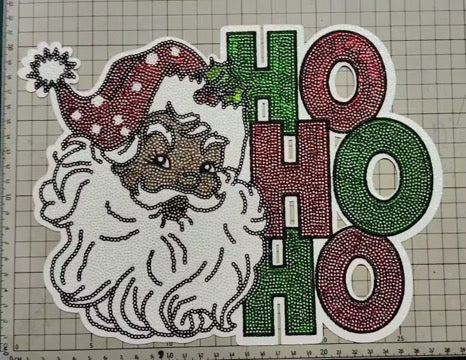 Ho Ho Ho  Chenille Patches