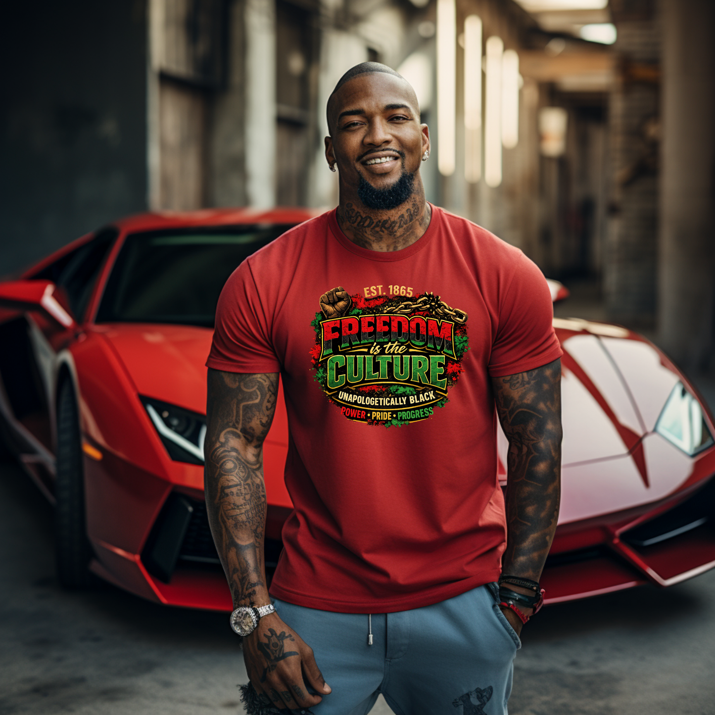 Freedom is the Culture DTF TRANSFER