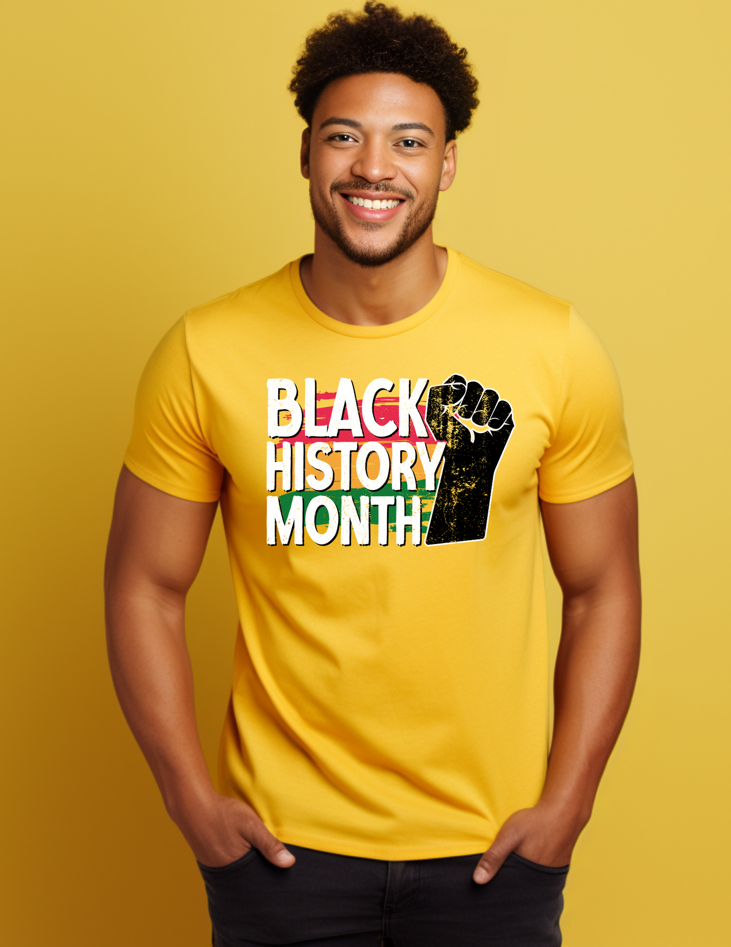 Black History Month Black Fist DTF TRANSFER