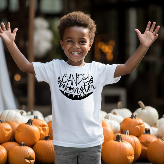 Candy Monster Screen Print (8 inch Youth)