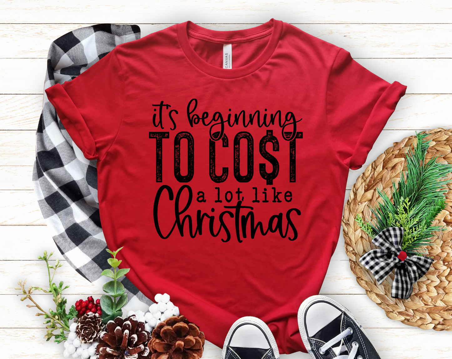 Cost A lot Like Christmas Screen Print