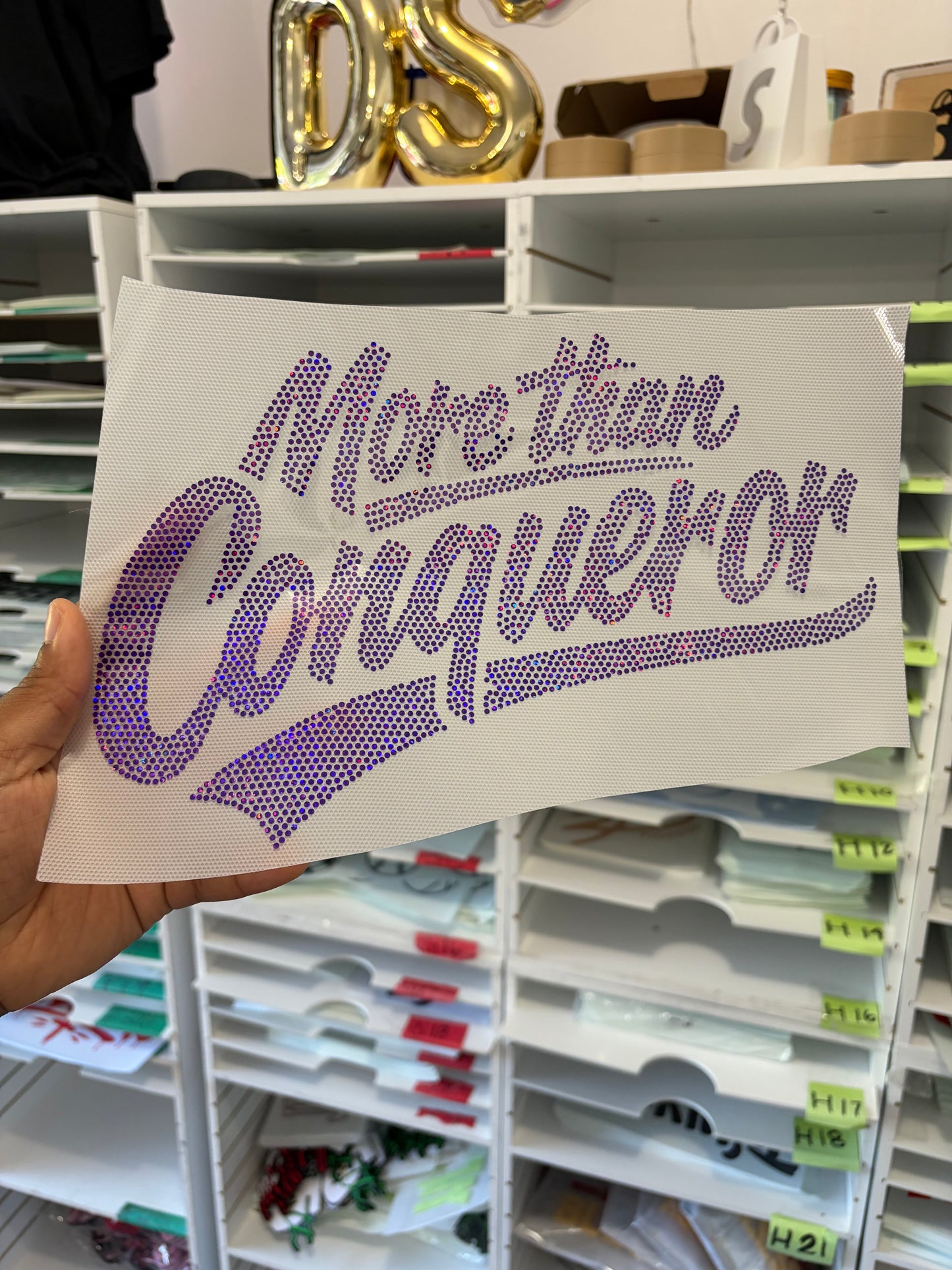 More than Conqueror Spangle Transfers