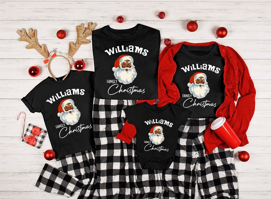 Family Christmas with family name Transfer