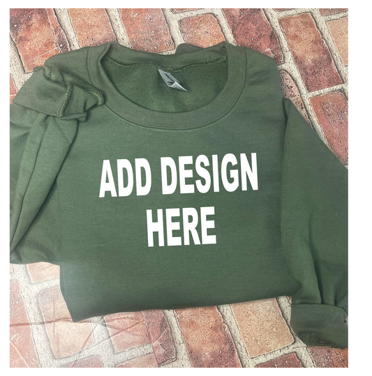 Hunter Green Gildan  Sweatshirt