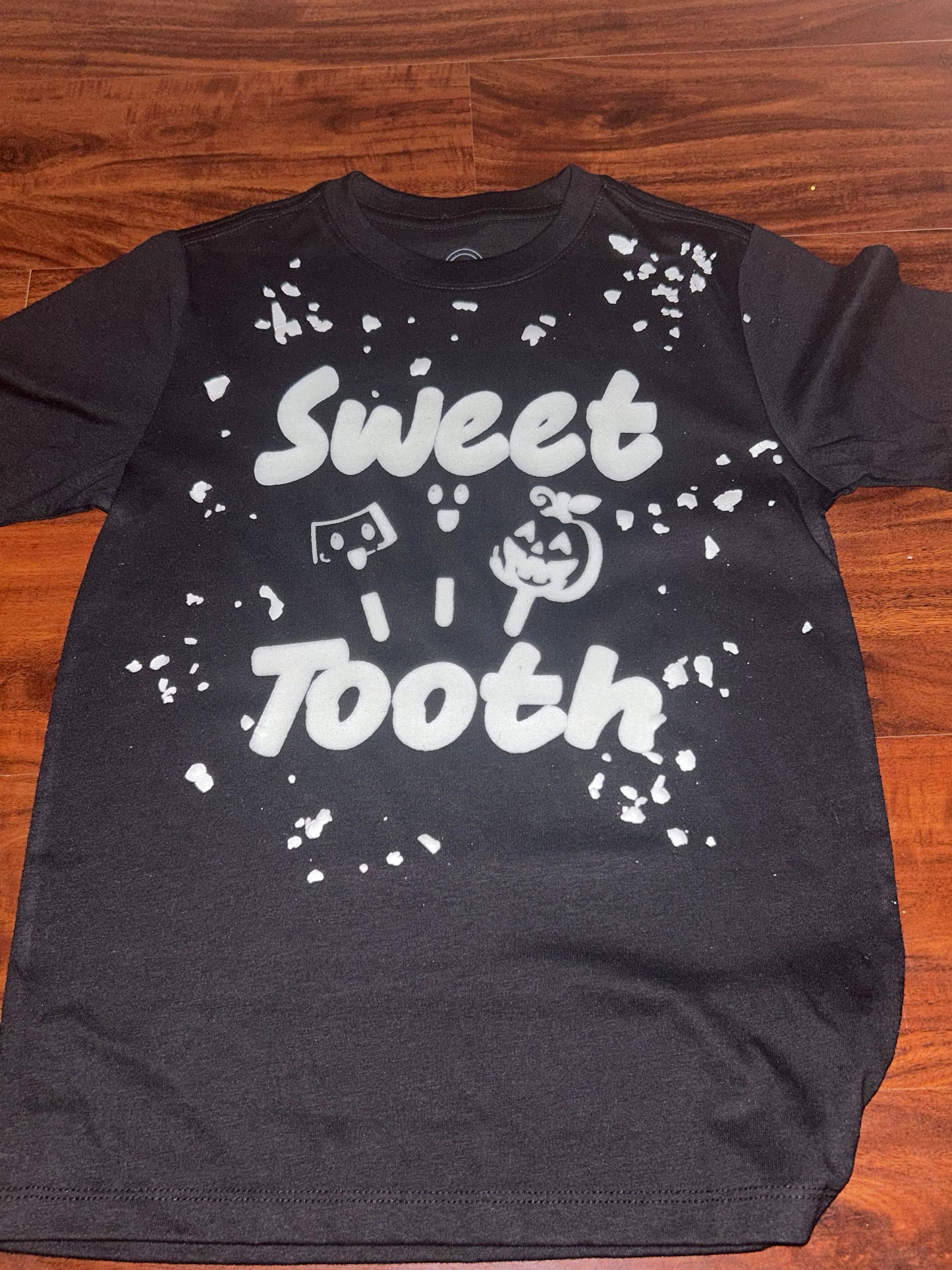 Sweet Tooth Glow in the Dark Screen Print (comes without confetti)