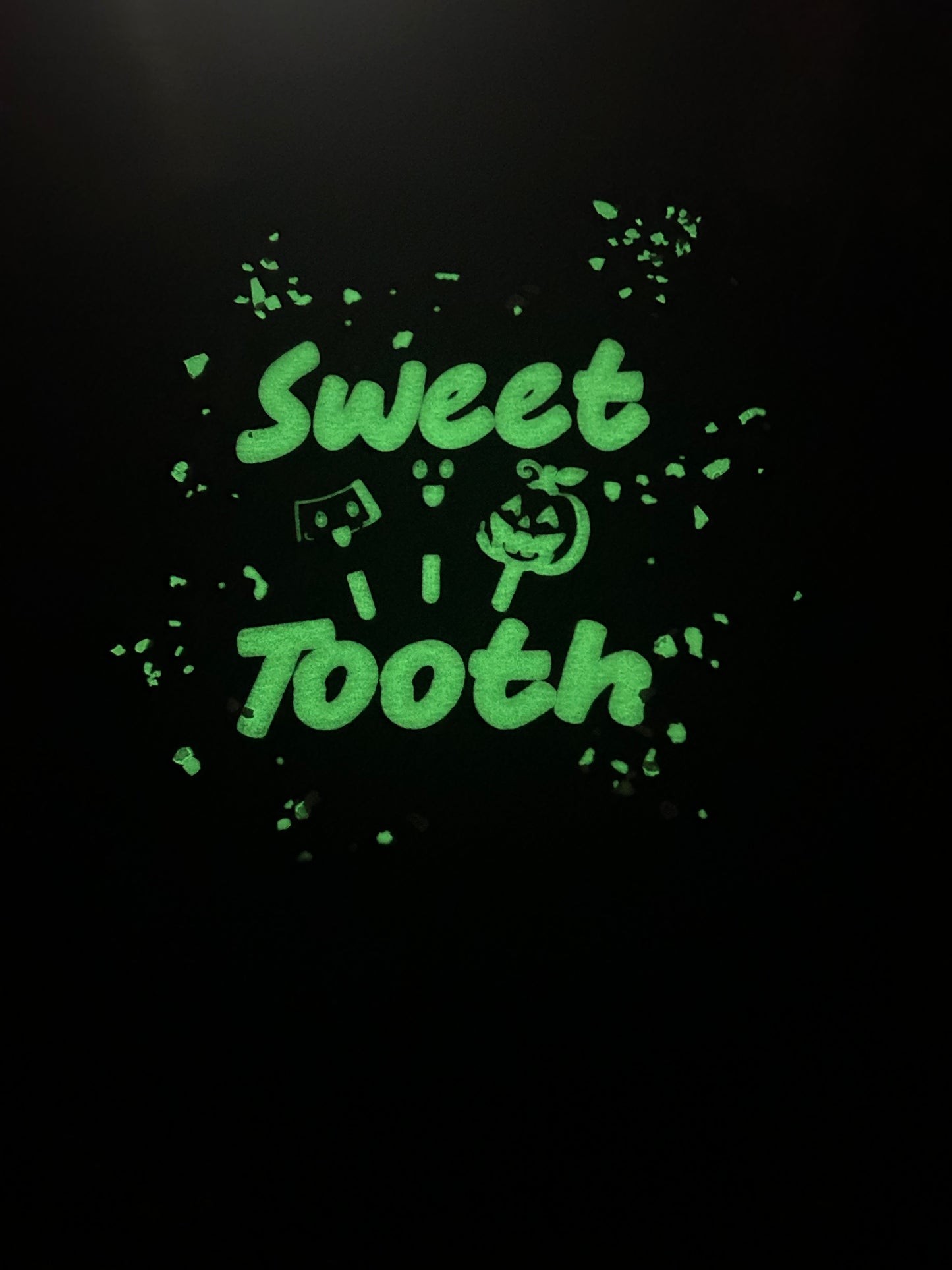 Sweet Tooth Glow in the Dark Screen Print (comes without confetti)