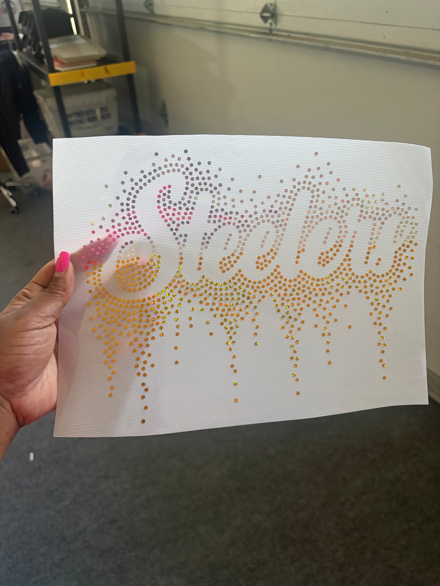 Steelers Spangle Transfer, Heat Transfer