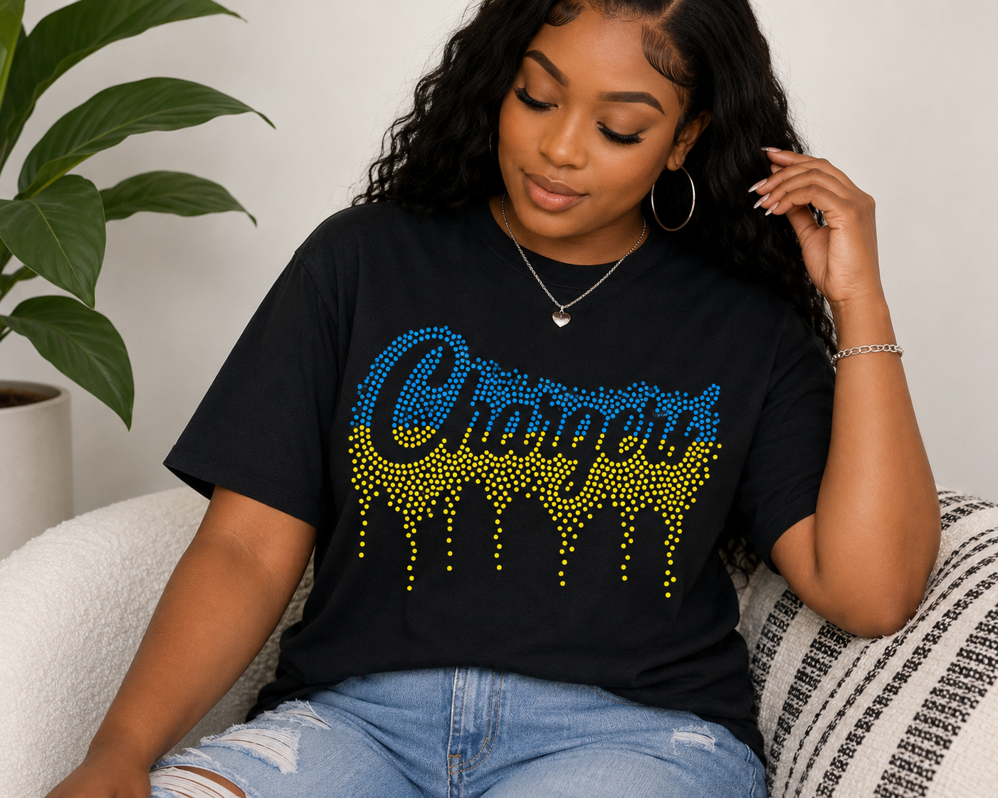 Chargers Spangle Transfer, Heat Transfer