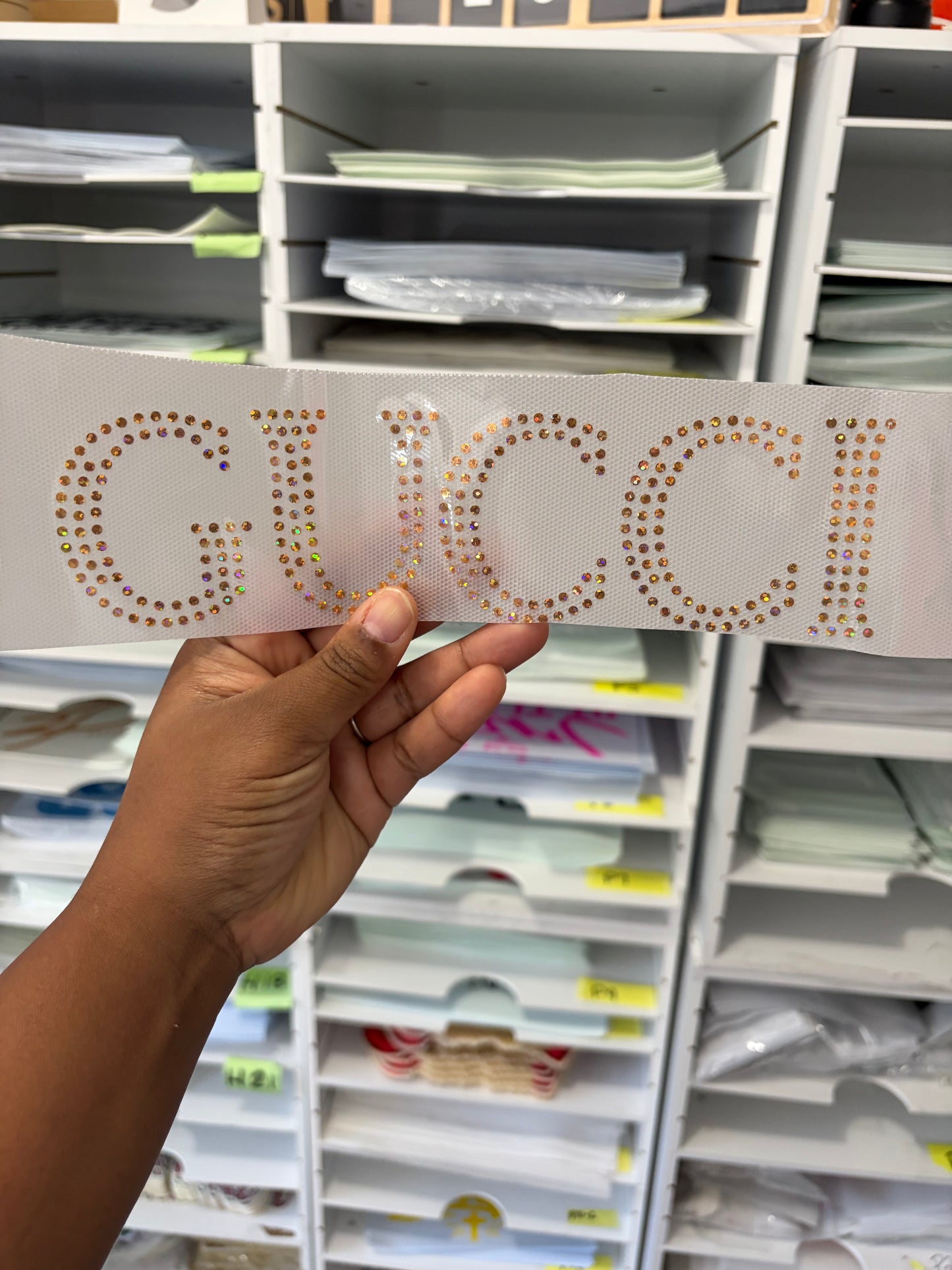 Gu cci Spangle Transfers