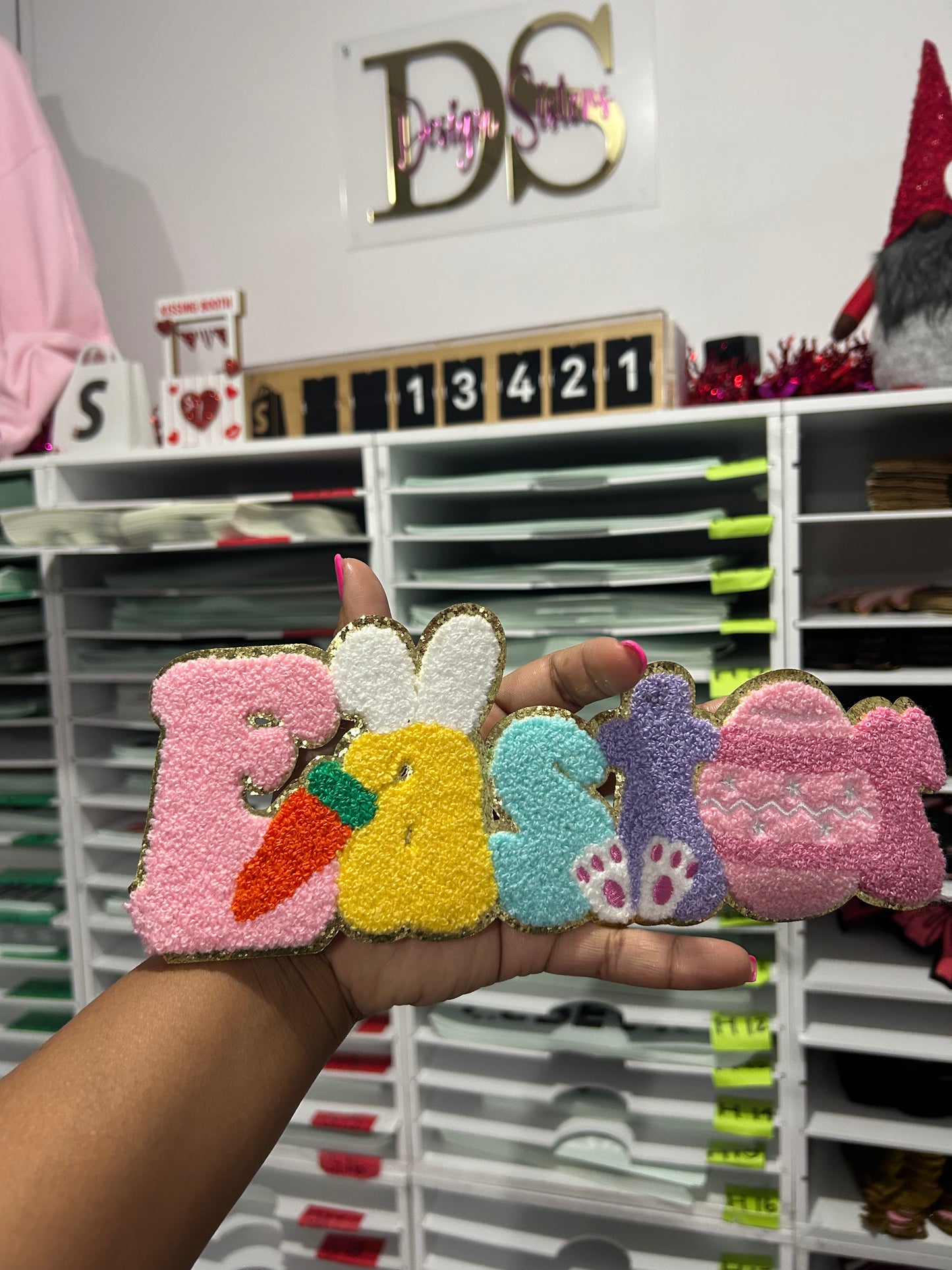 Easter chenille patch