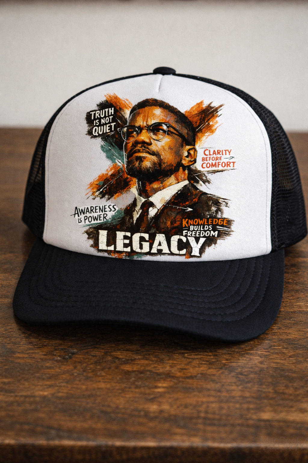 Malcolm X Legacy Hat DTF Transfer