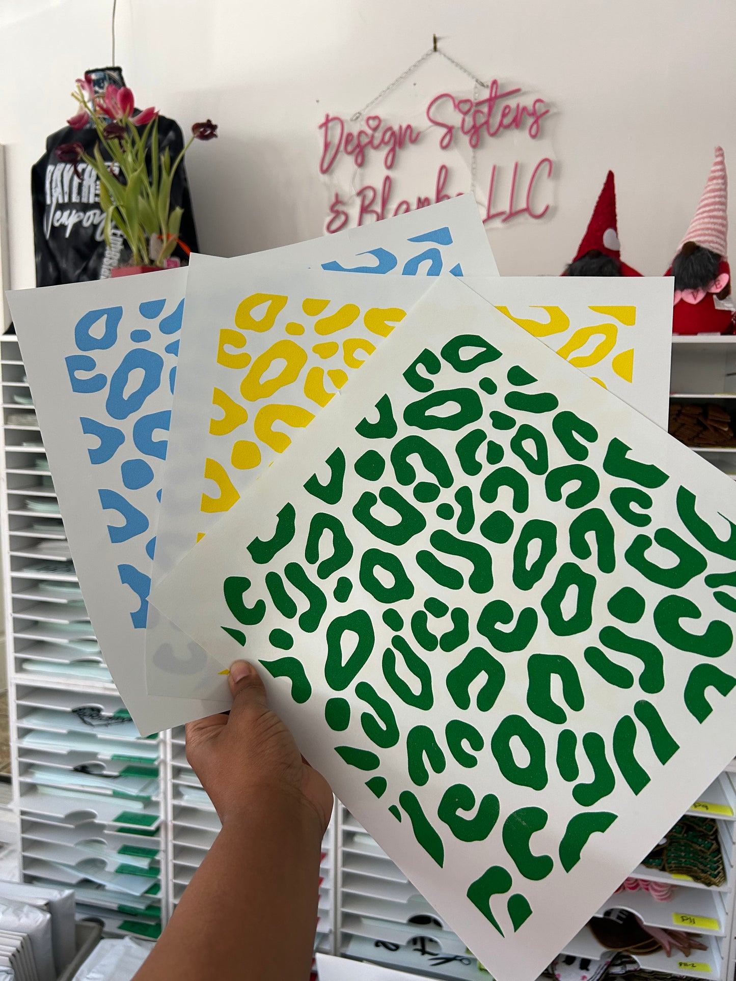 12x12  Leopard Sheets Screen Print