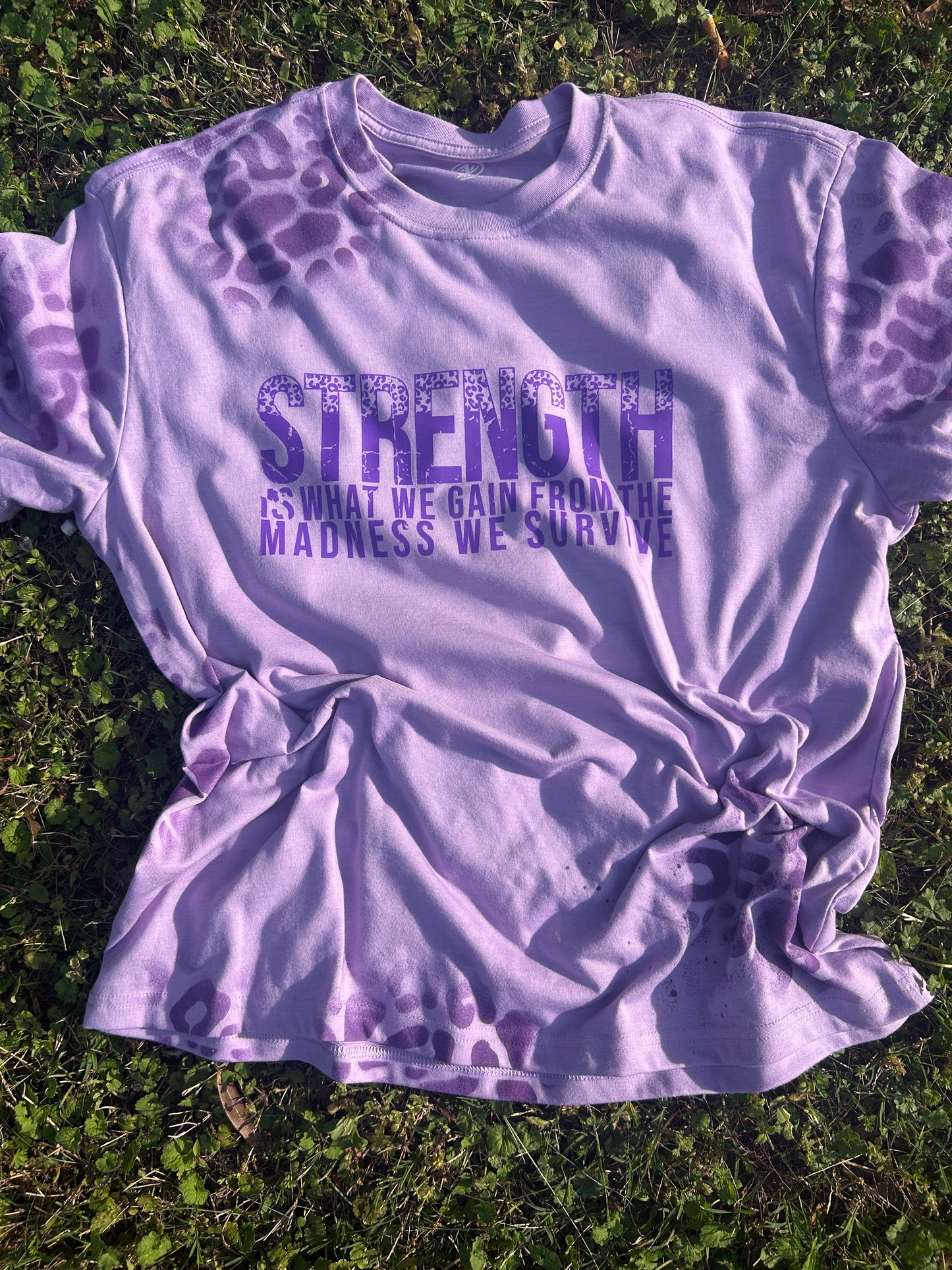 Strength Tye Dye LeopardShirt