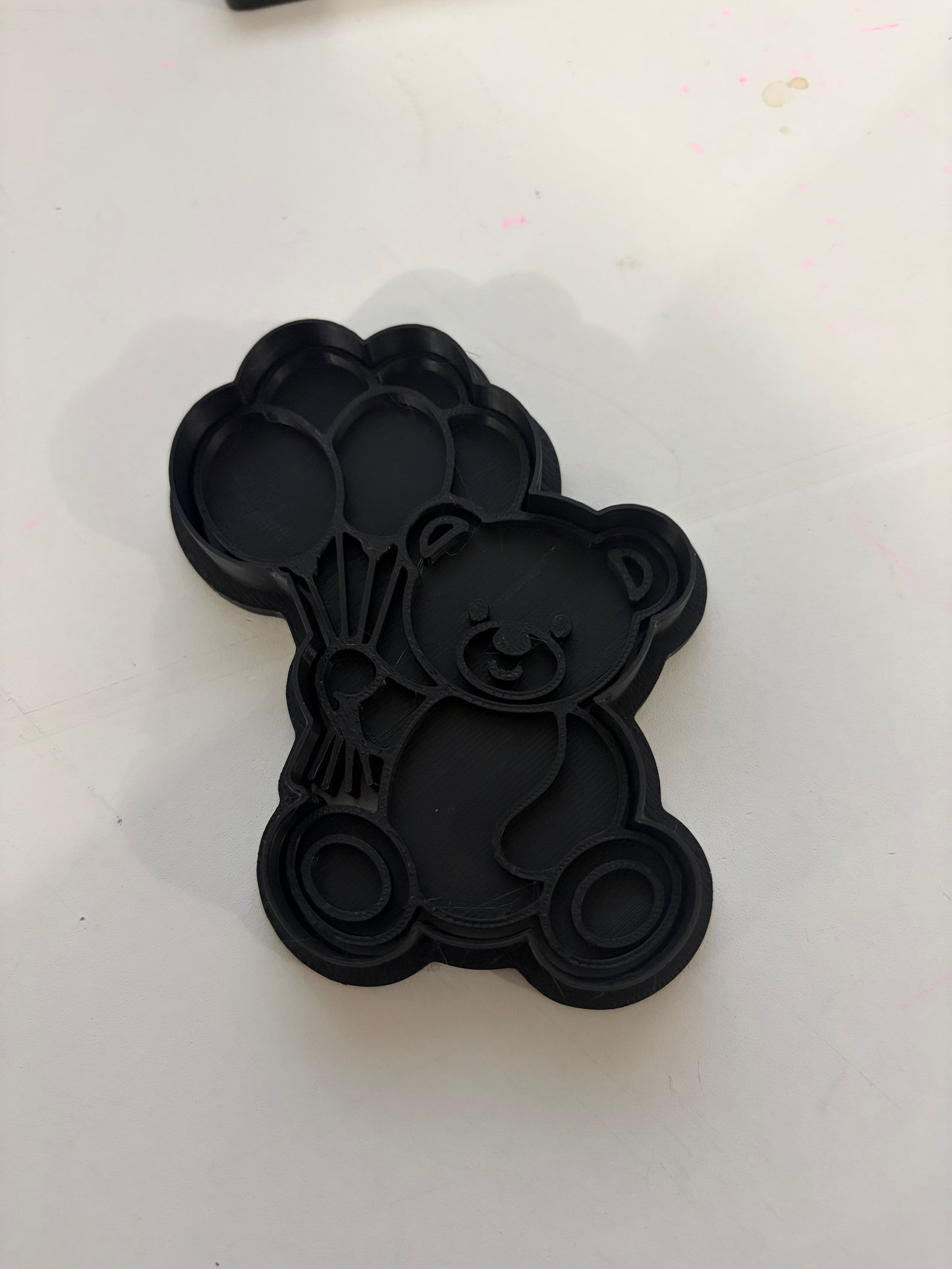 Bear with balloons Cookie Cutter & Stamp