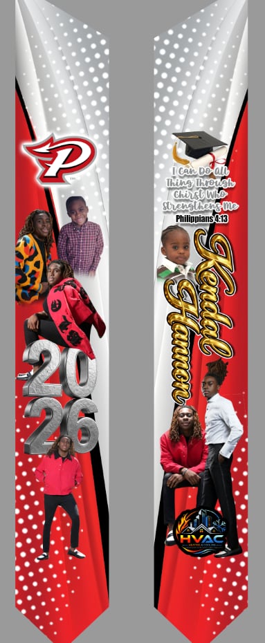 Custom Grad Stole Design Only