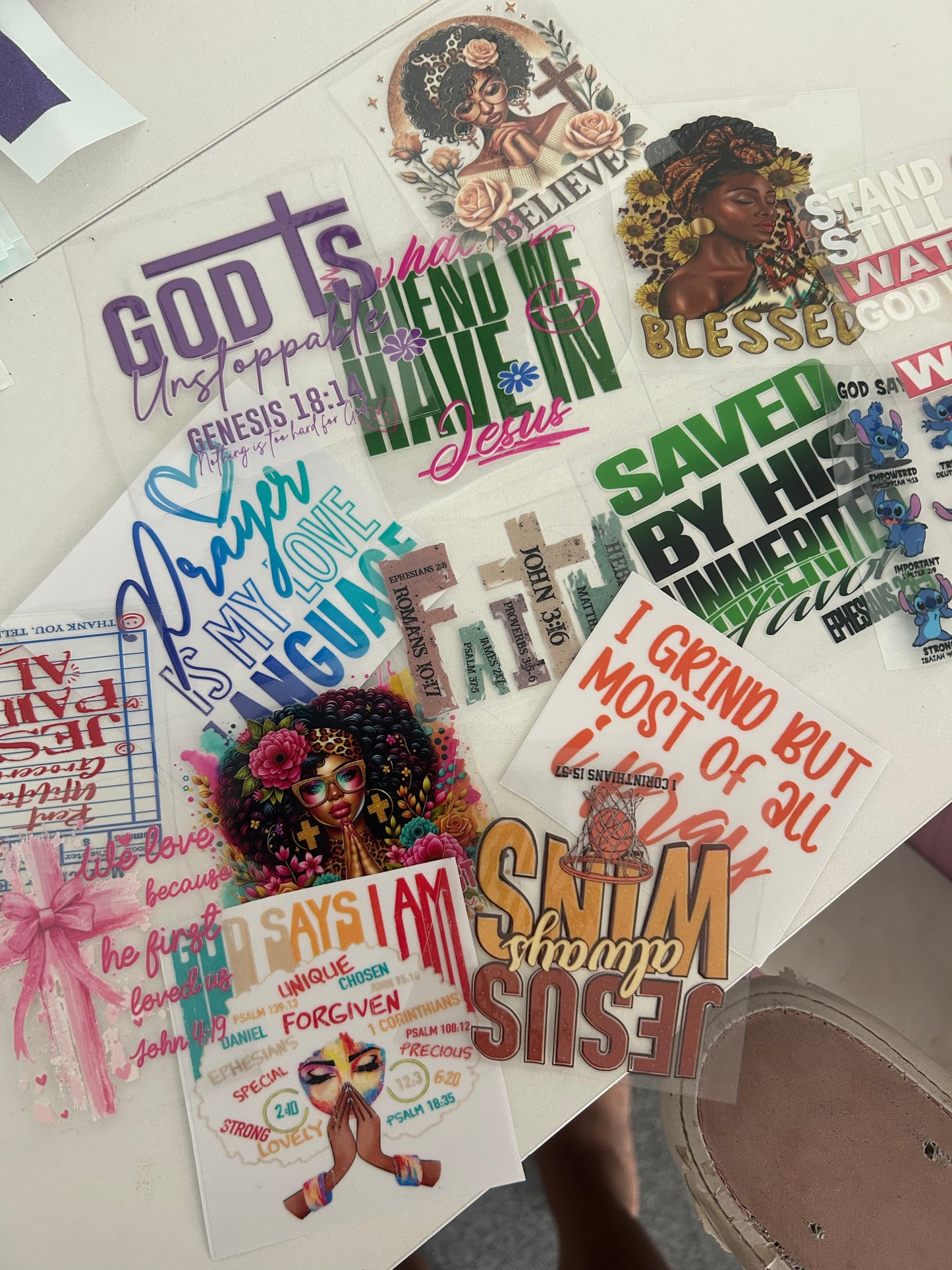 Christian UV Decals BUNDLE (10 Decals)