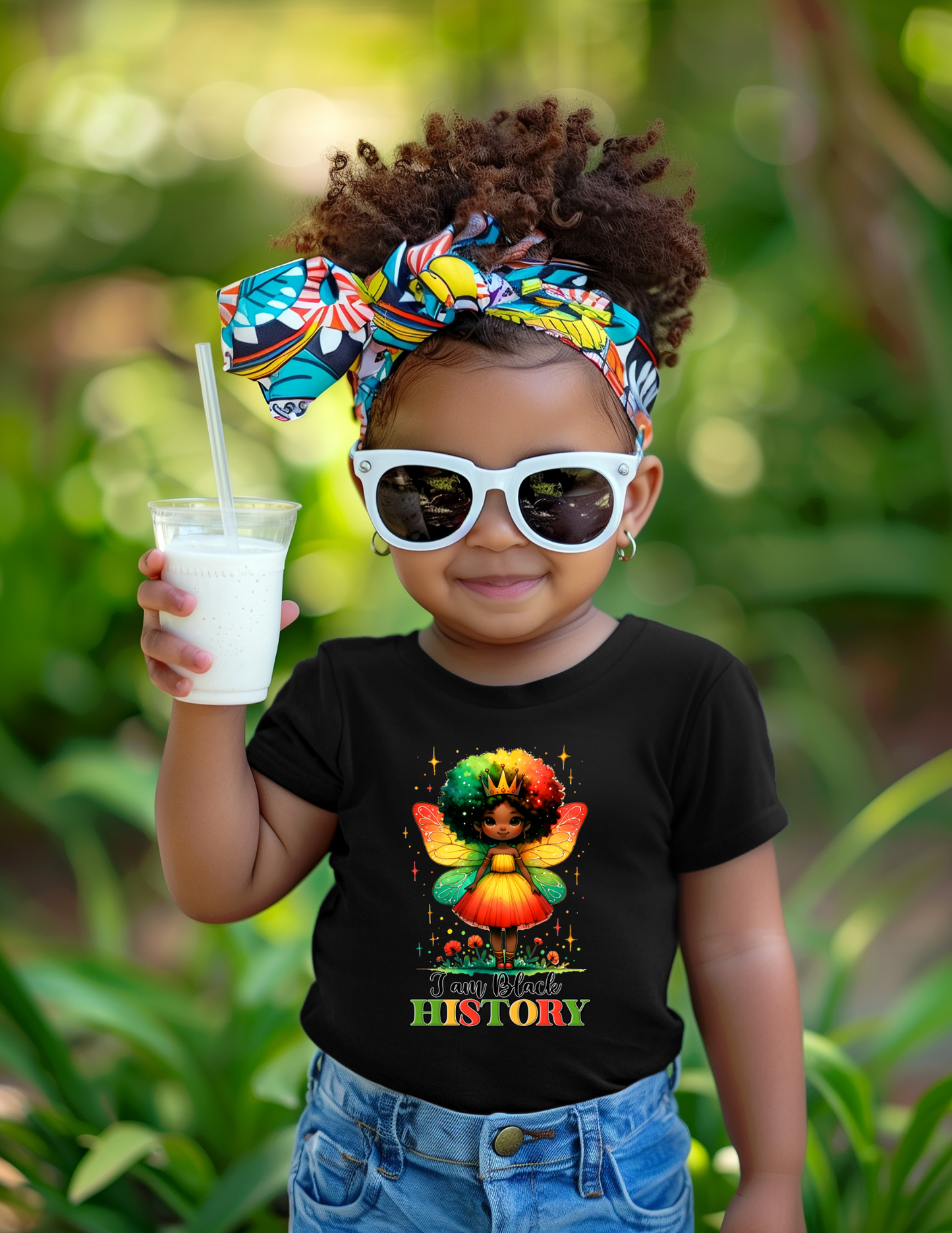 I am Black History Girl Angel (Youth) DTF TRANSFER