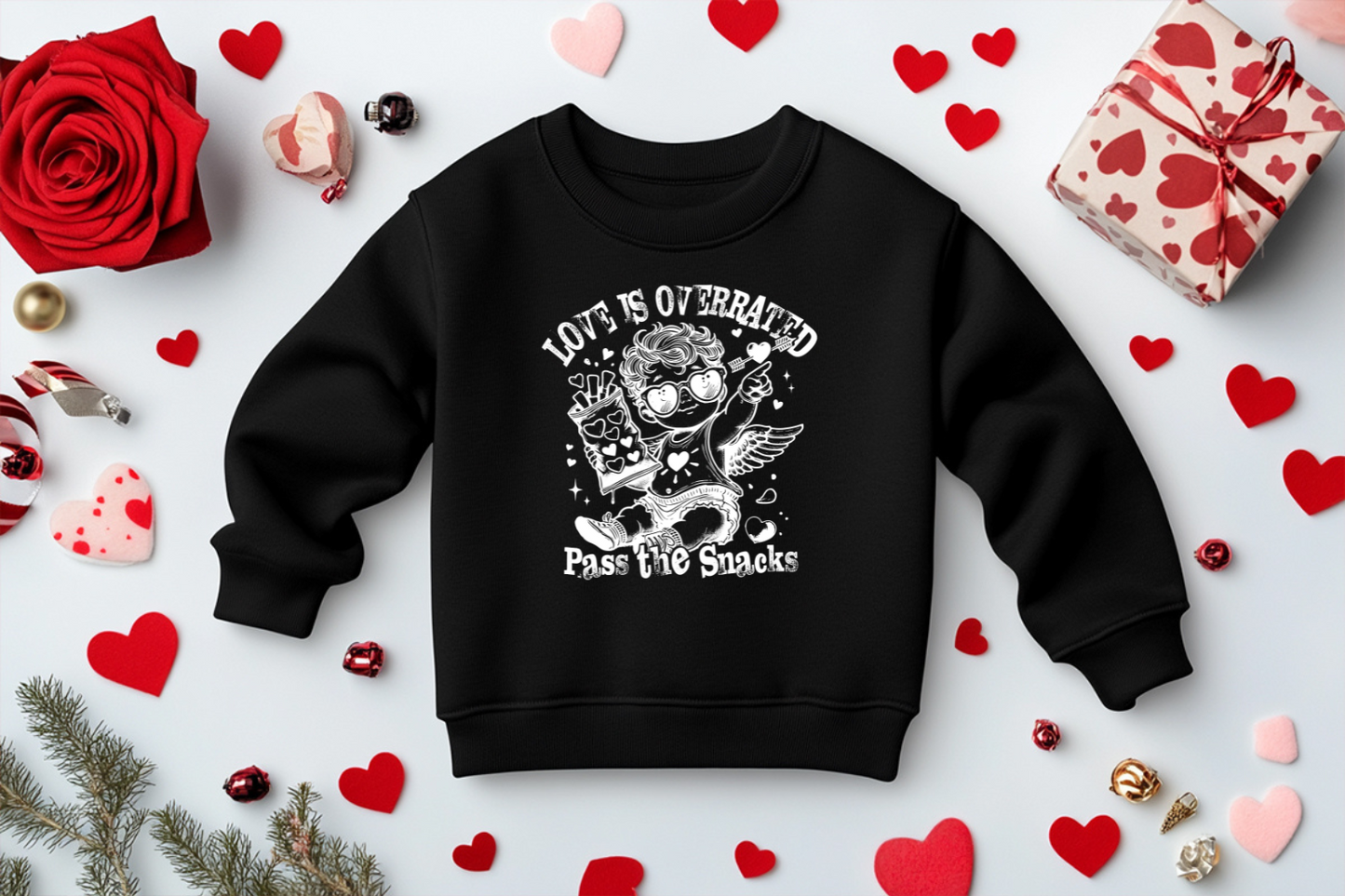 Love is Overrated Passed the Snacks Screen Print (Youth)