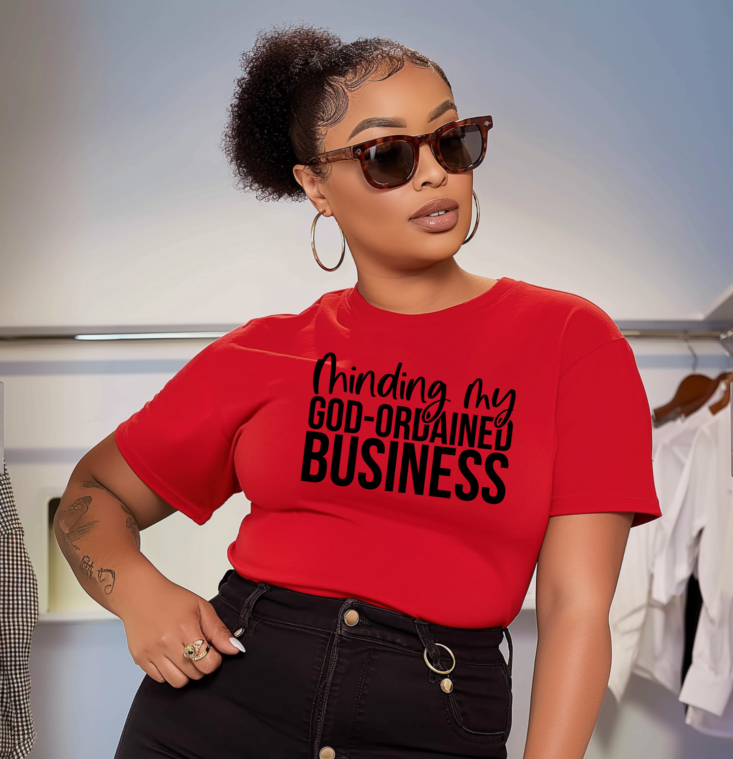 Minding my God-Ordained Business Screen Prints