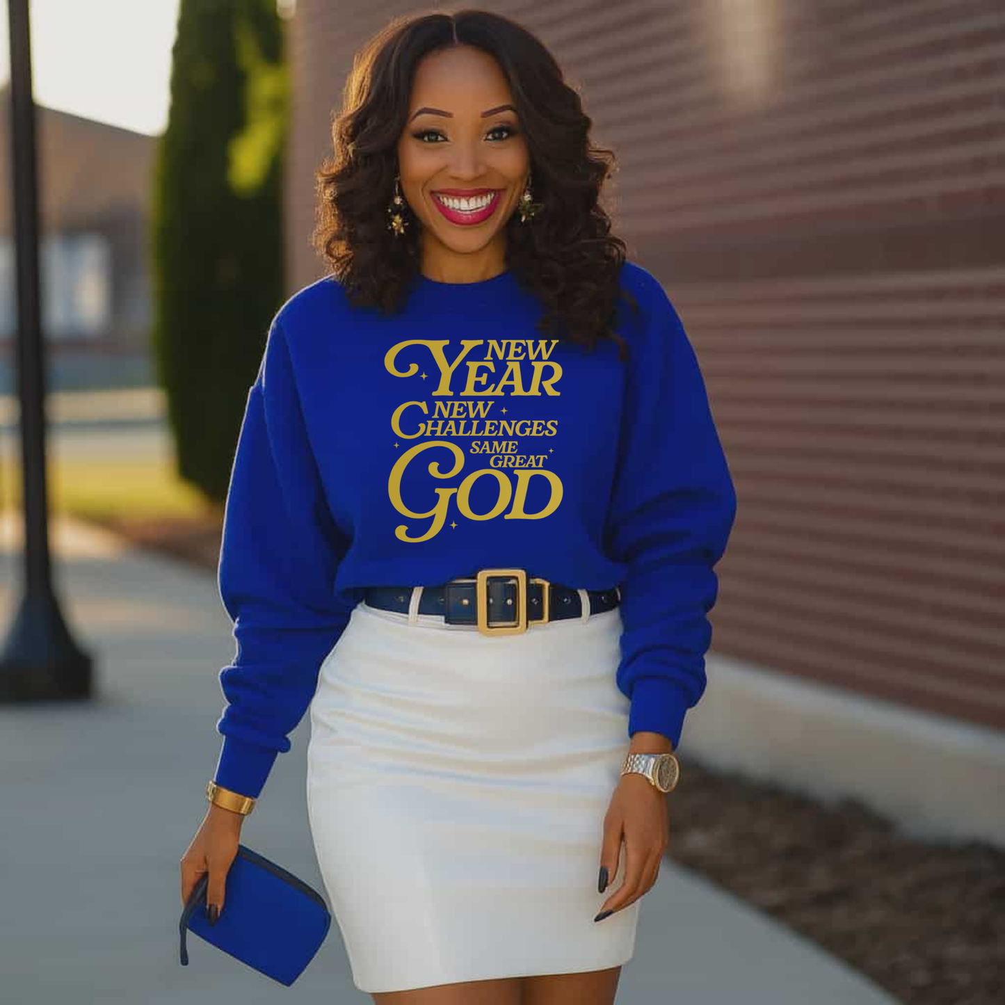 New Year New Challenges same Great God Screen Print