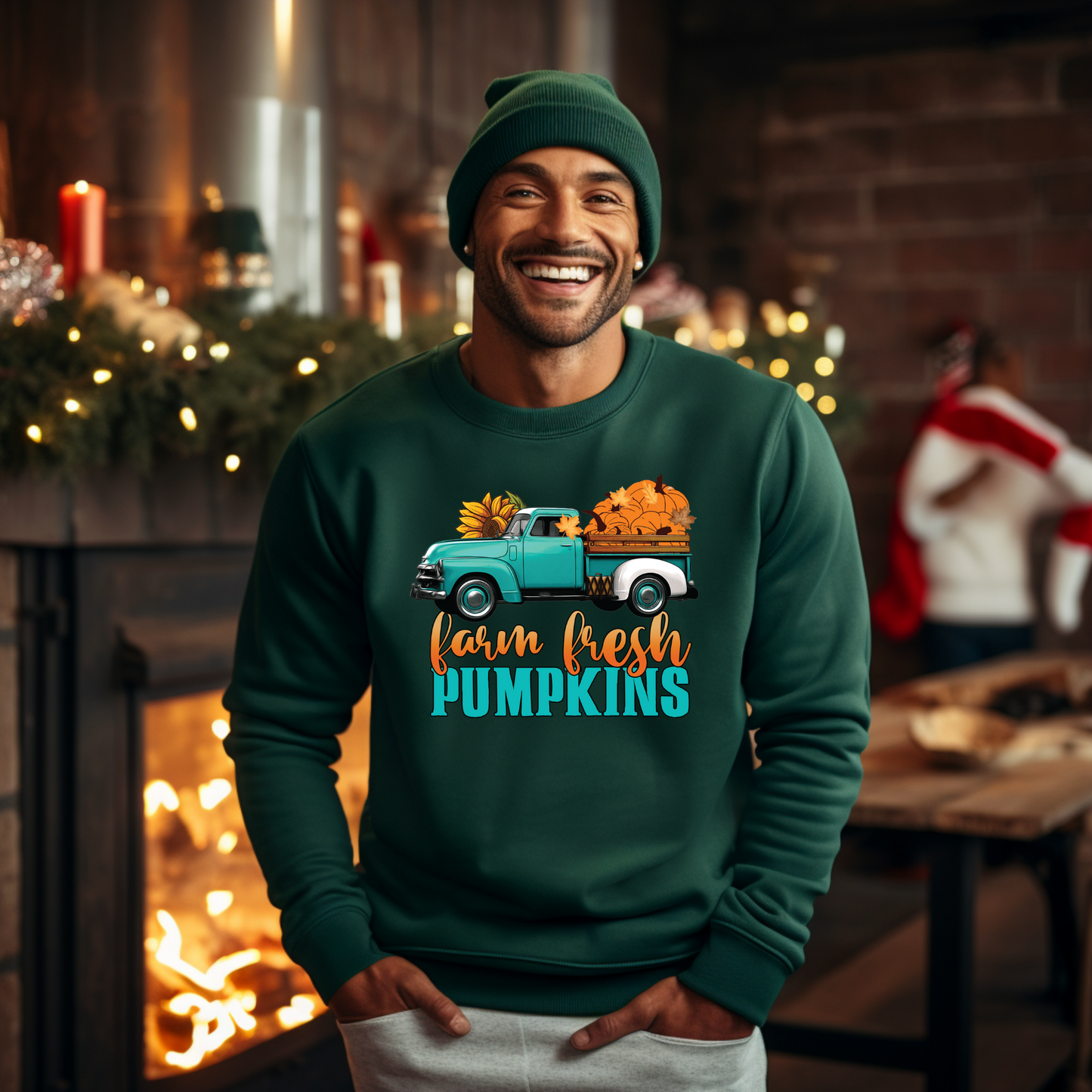 Farm Fresh Pumpkins w/ Truck DTF Transfer