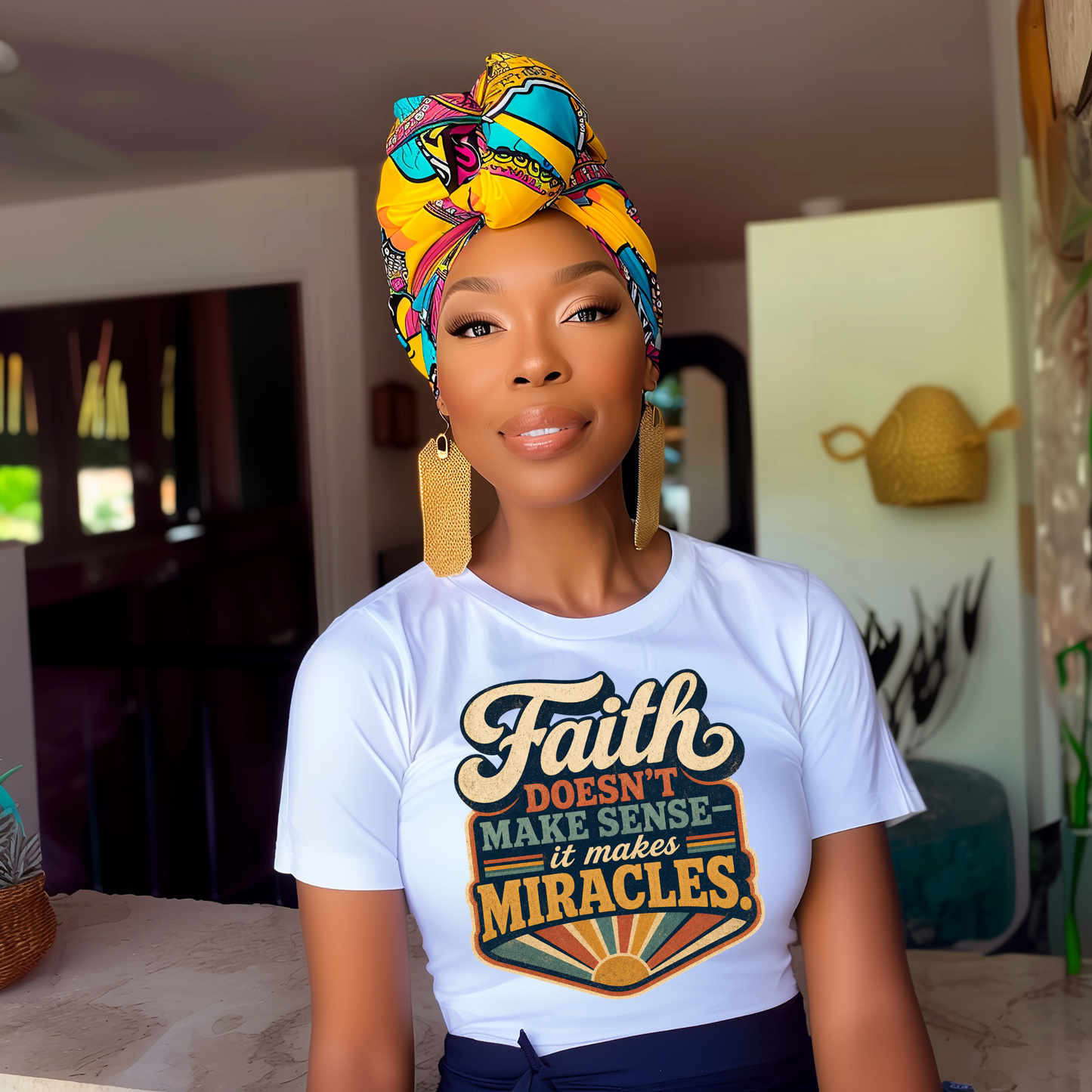 Faith Doesn't Make Sense it Makes Miracles DTF Transfer
