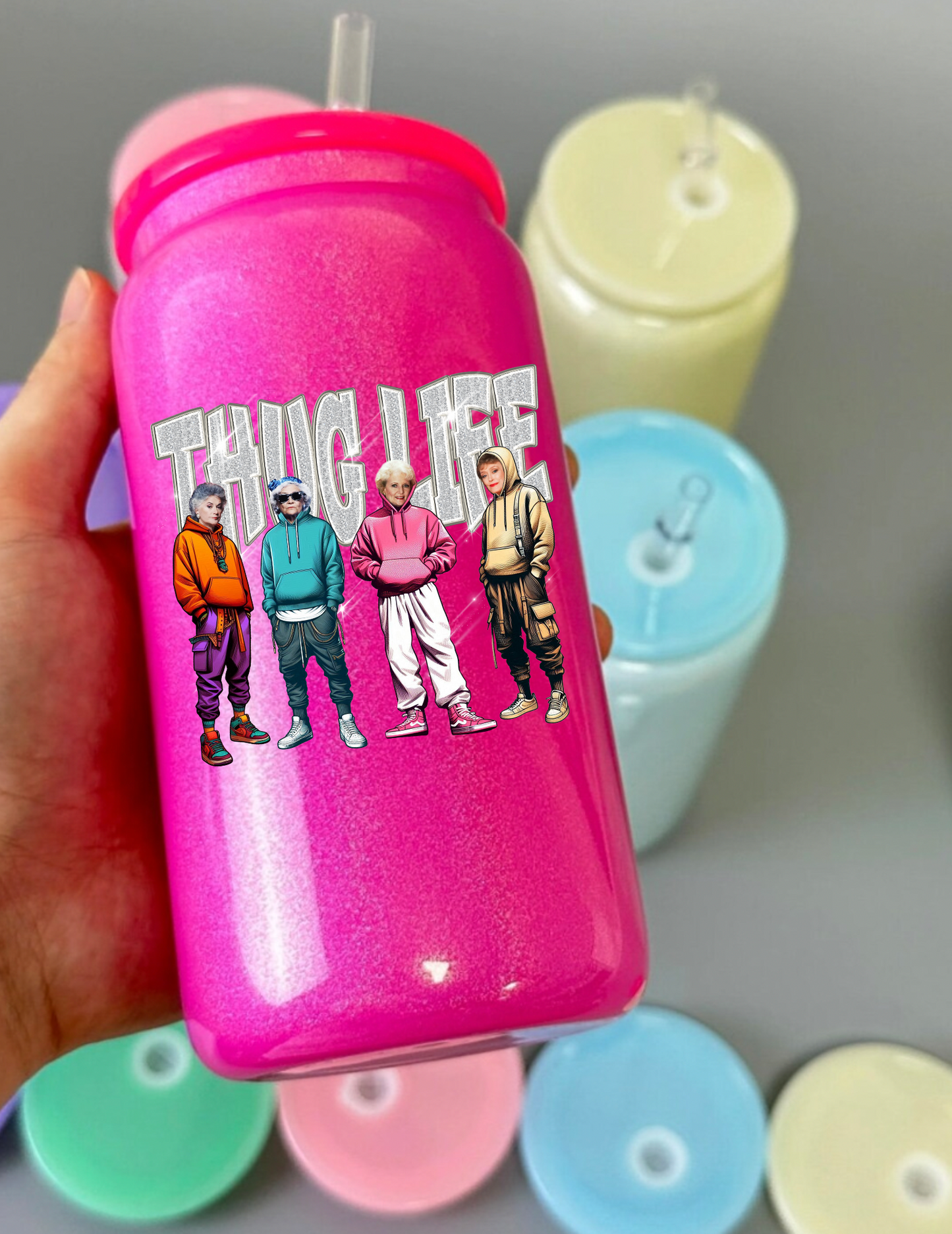 Diamond Thug Life UV Decals