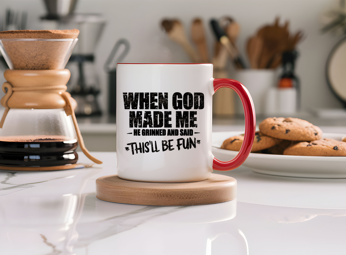 When God Made Me............ UV Decal