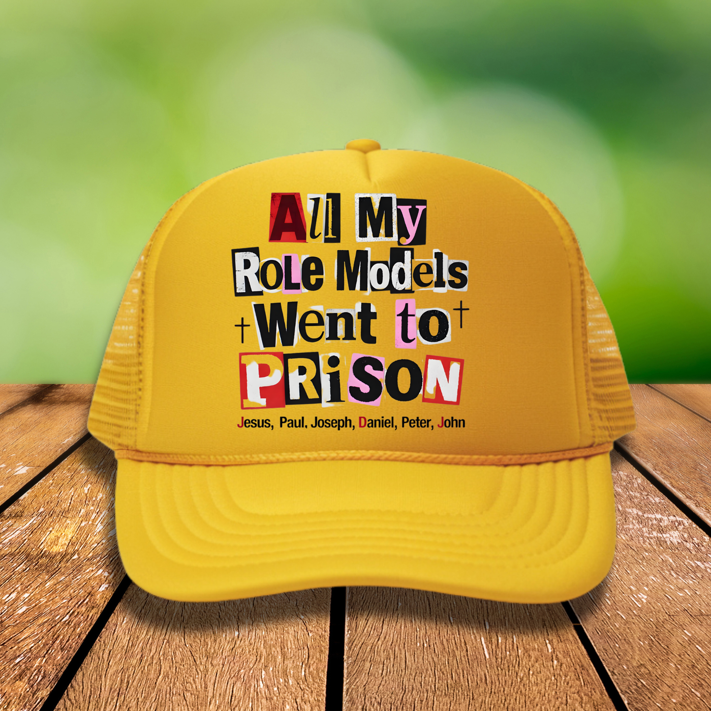 All my Role Models Went to Prison DTF Hat Transfers