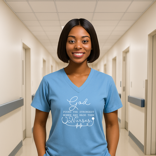 God Found the Strongest Women and Made them Nurses Screen Prints