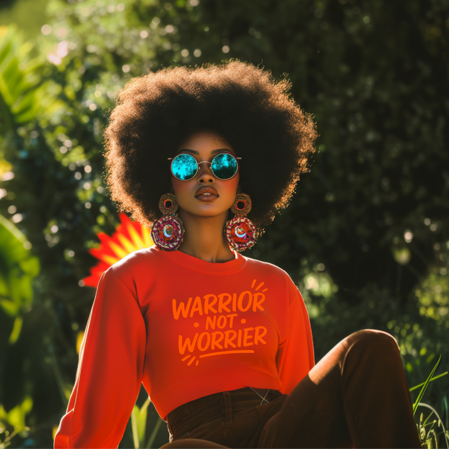 Warrior not Worrier Screen Print