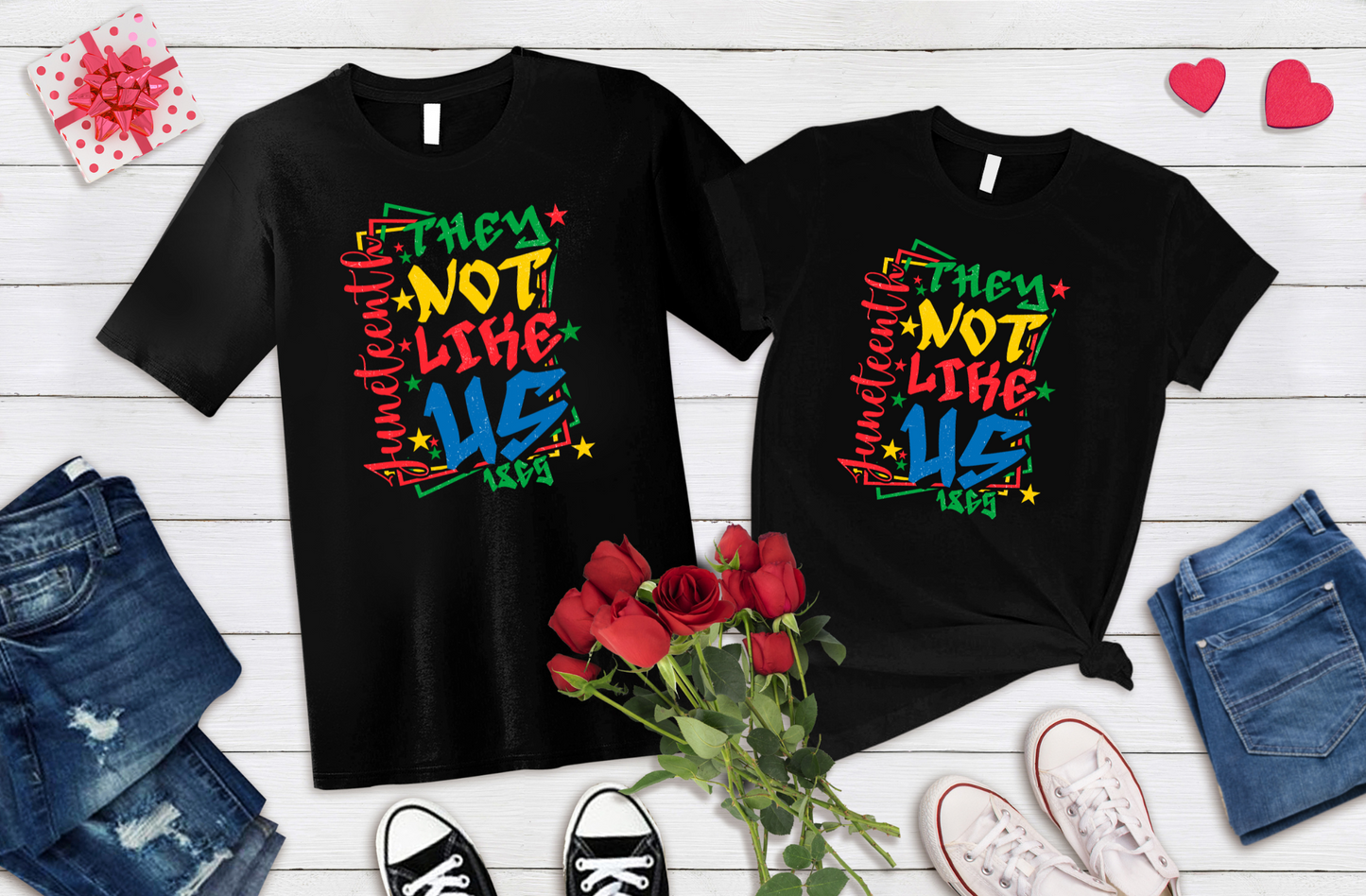 Juneteenth They Not Like Us 1865 DTF Transfer (Transfers sold Separately)