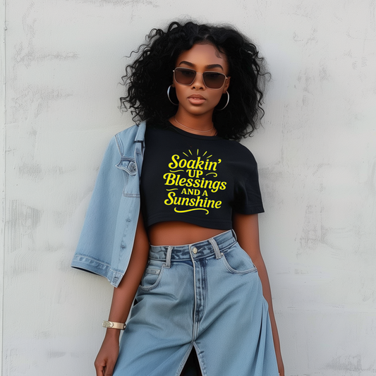 Soaking up Blessings and a Sunshine  Screen Prints