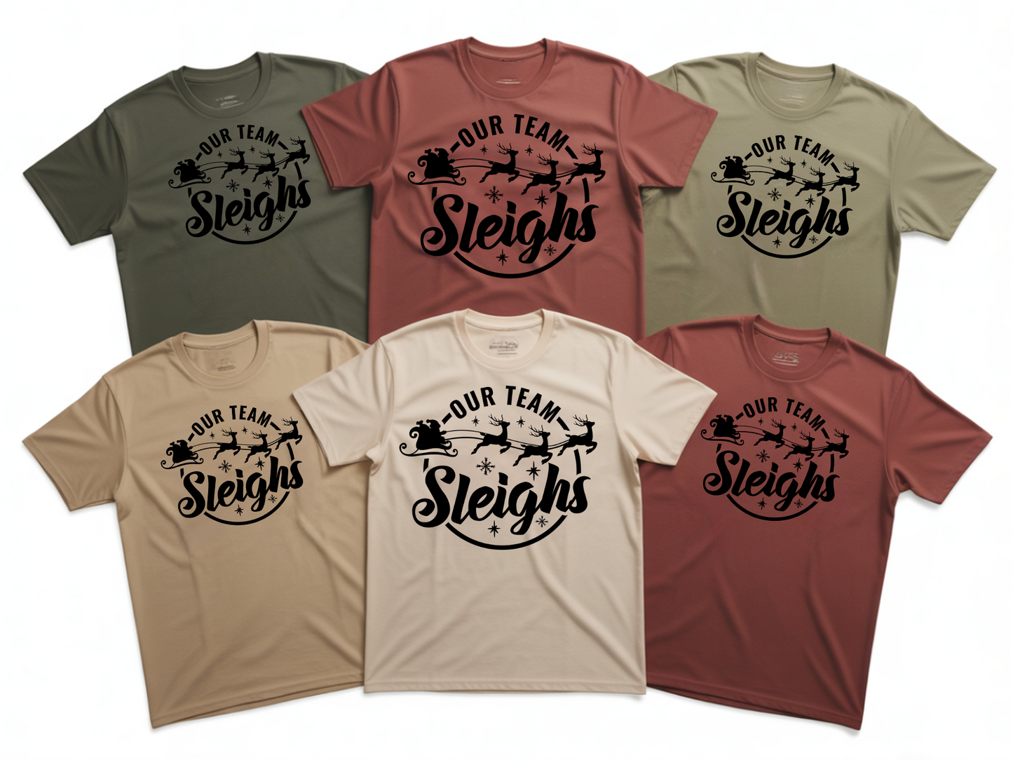 Our Team Sleighs Screen Prints