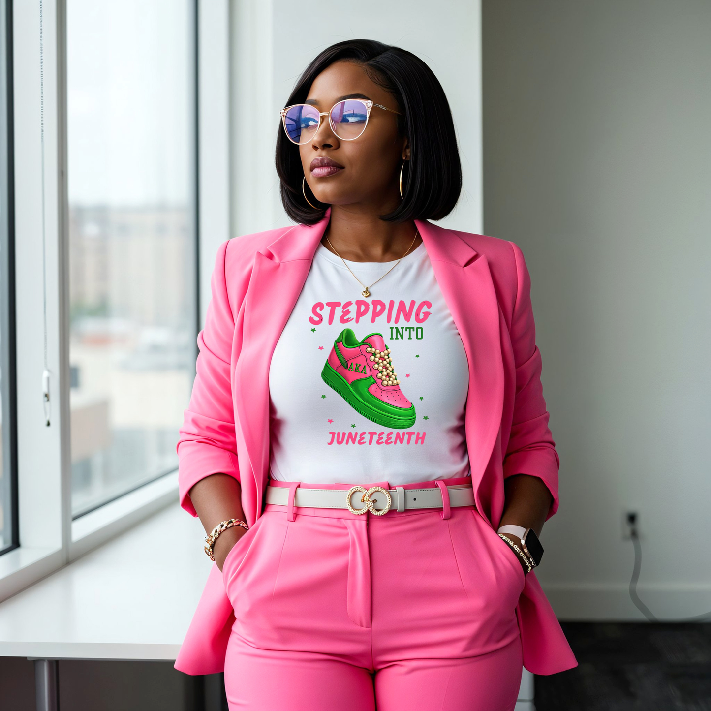 Steppin into Juneteenth AKA Edition DTF Transfer