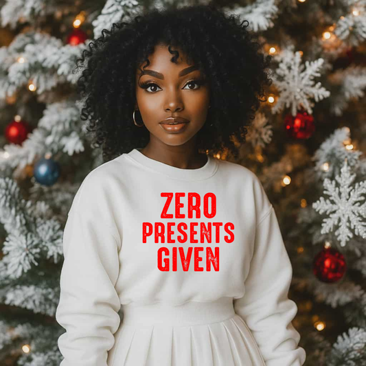 Zero Presents Given Screen Prints