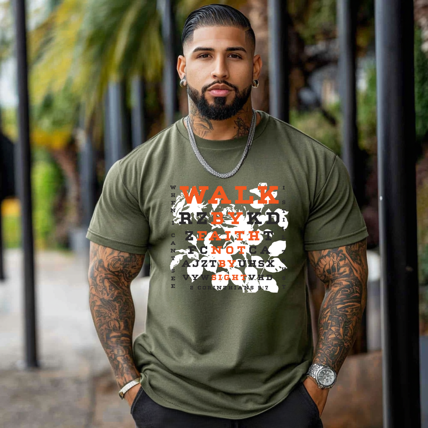 Walk by Faith and Not By Site DTF Transfer