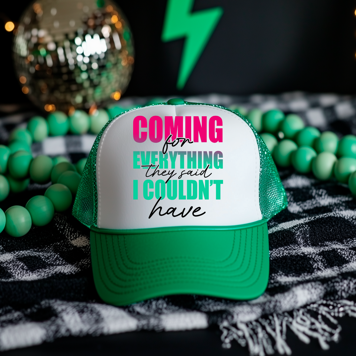 3 inch Coming for Everything They Say I Couldn't Have Hat Transfers