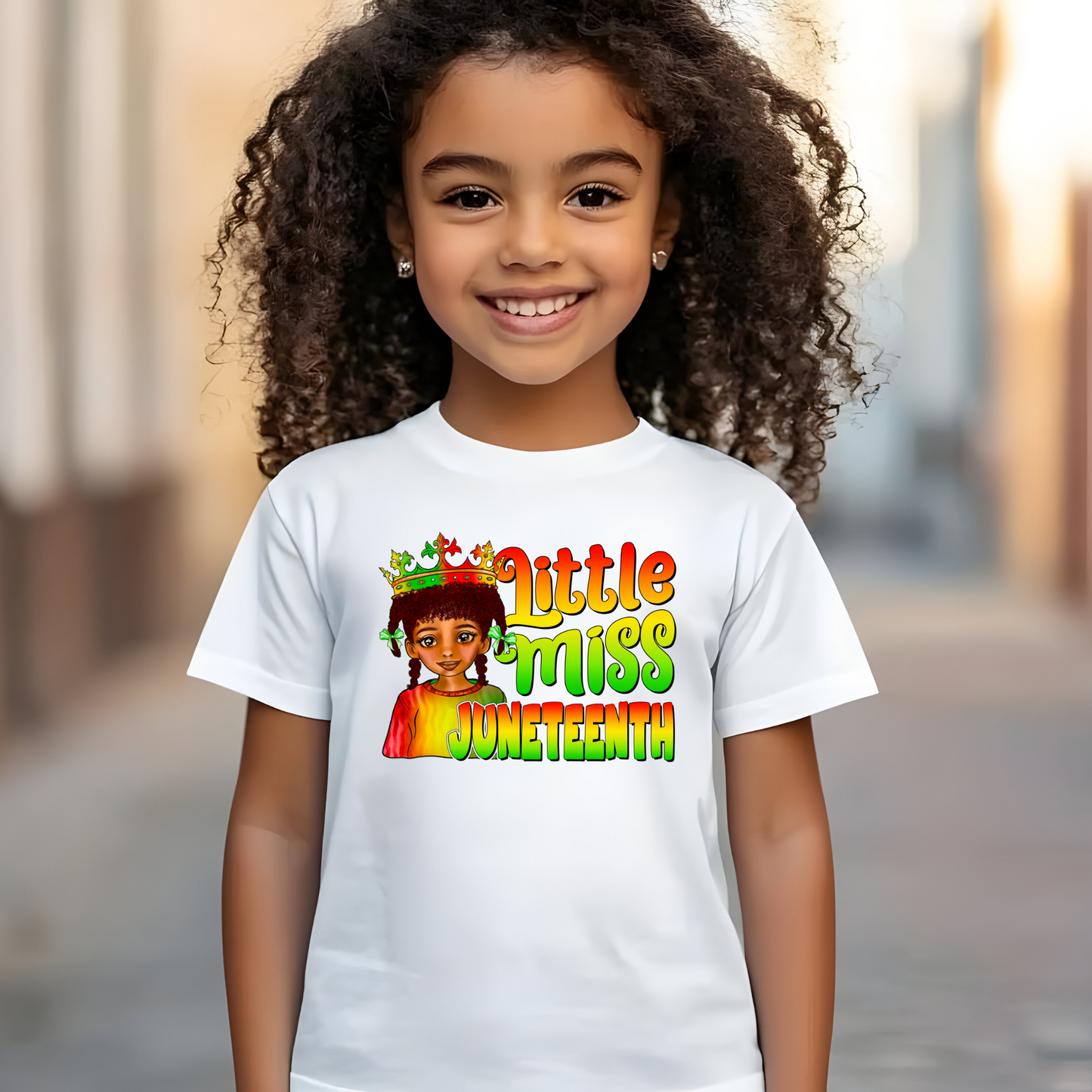 Little Miss Juneteenth DTF TRANSFER