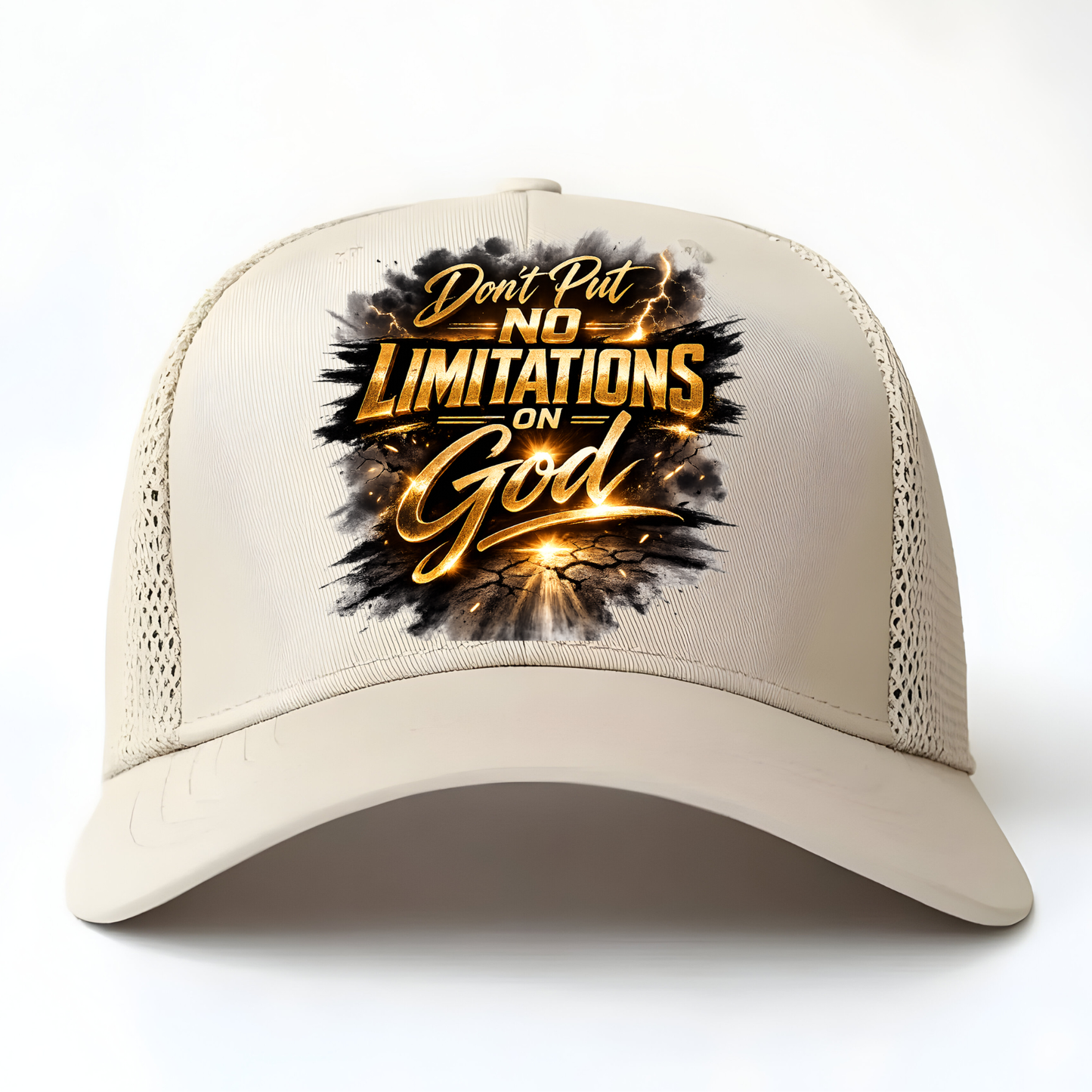 Don't Put no Limitations on God DTF Hat Transfer (Male Version)