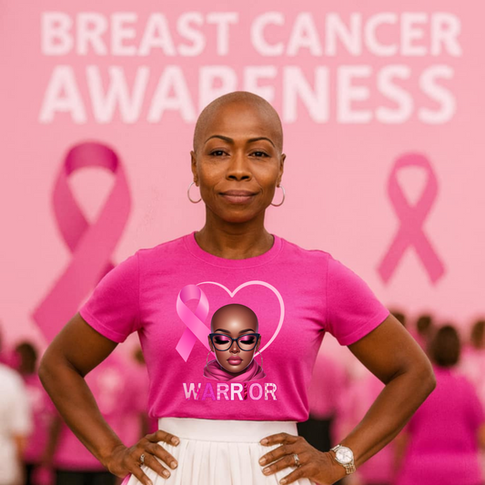 Warrior Cancer Awareness DTF Transfer