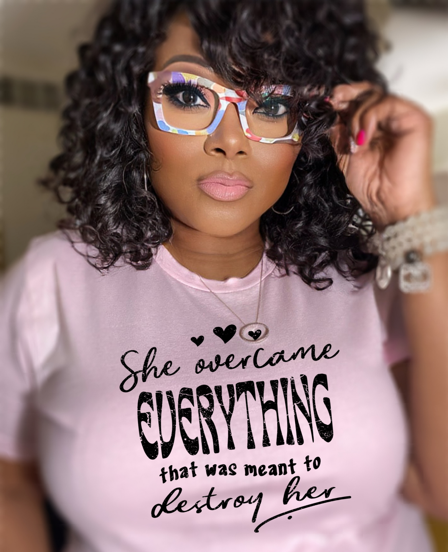 She overcame everything that was meant to Destory Her Screen Prints