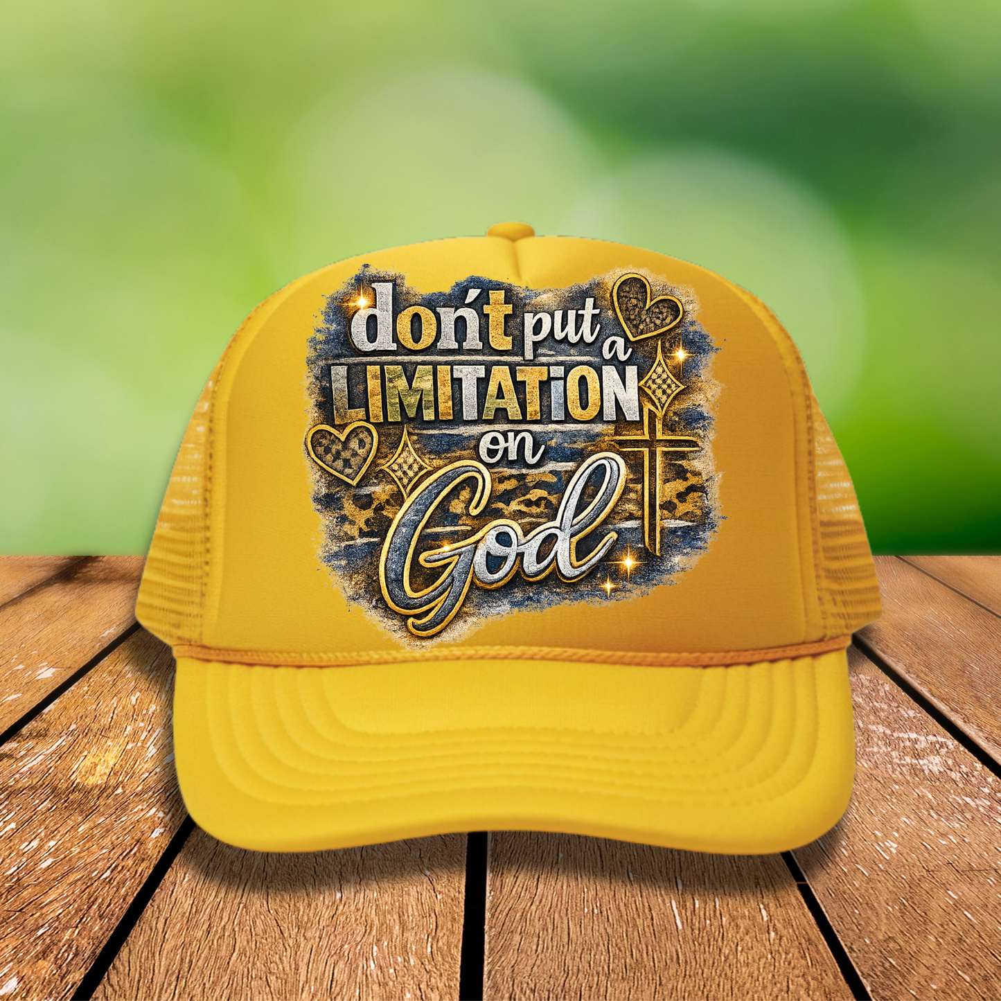 Don't Put a Limitation on God DTF Hat Transfer