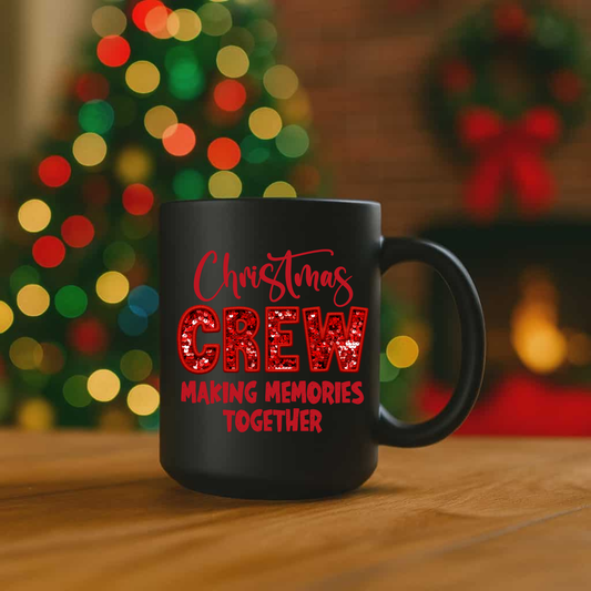Red Sequence Christmas Crew UV Decals