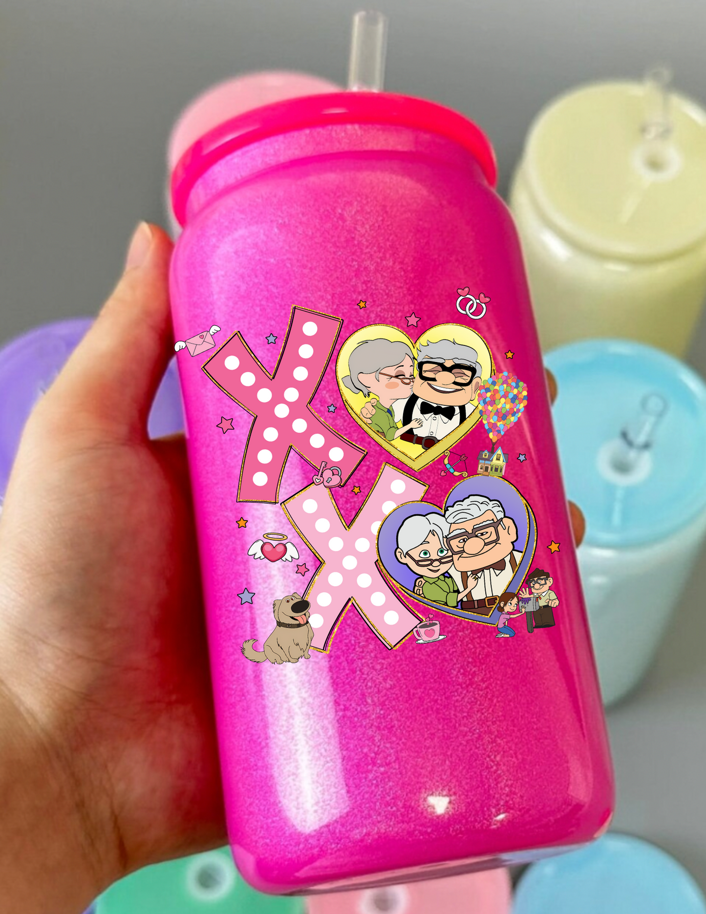 Cartoon XOXO Love UV Decal