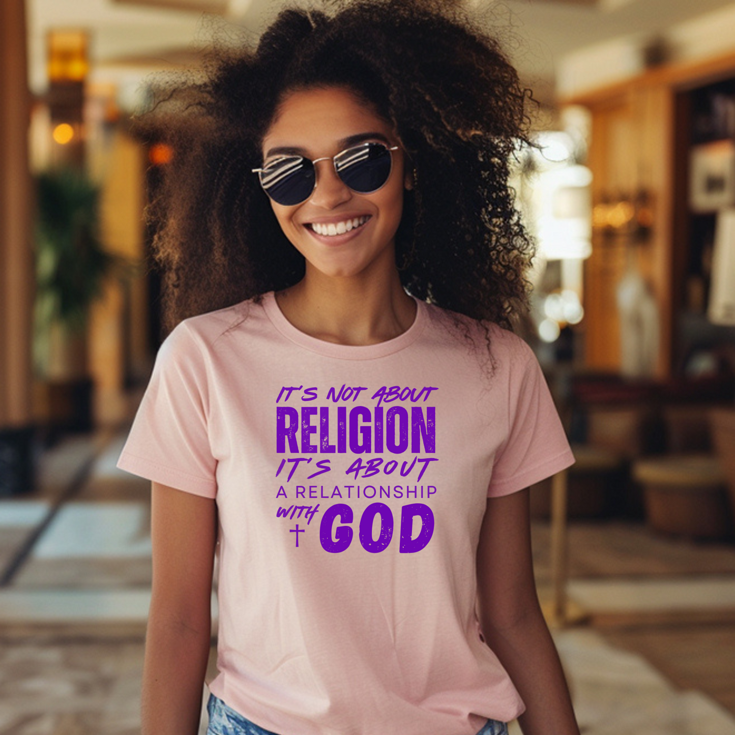 It's Not About Religion, It's About Relationship with God Screen Prints