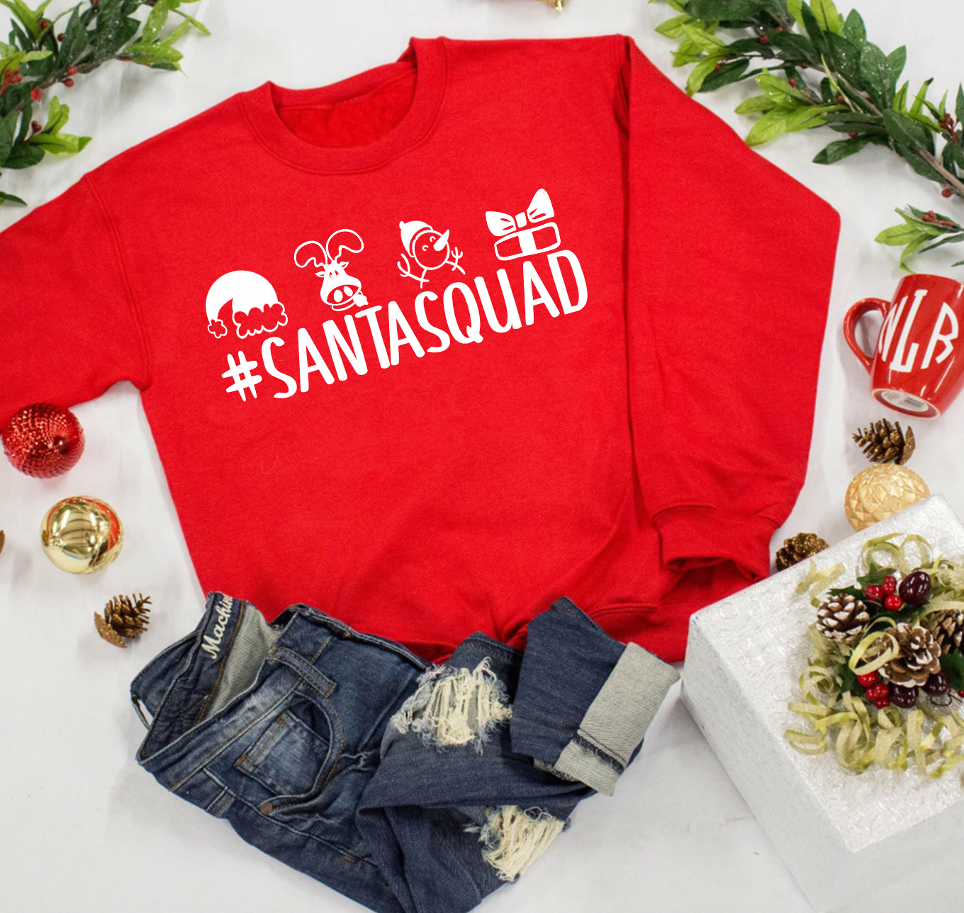#SANTASQUAD PNG
