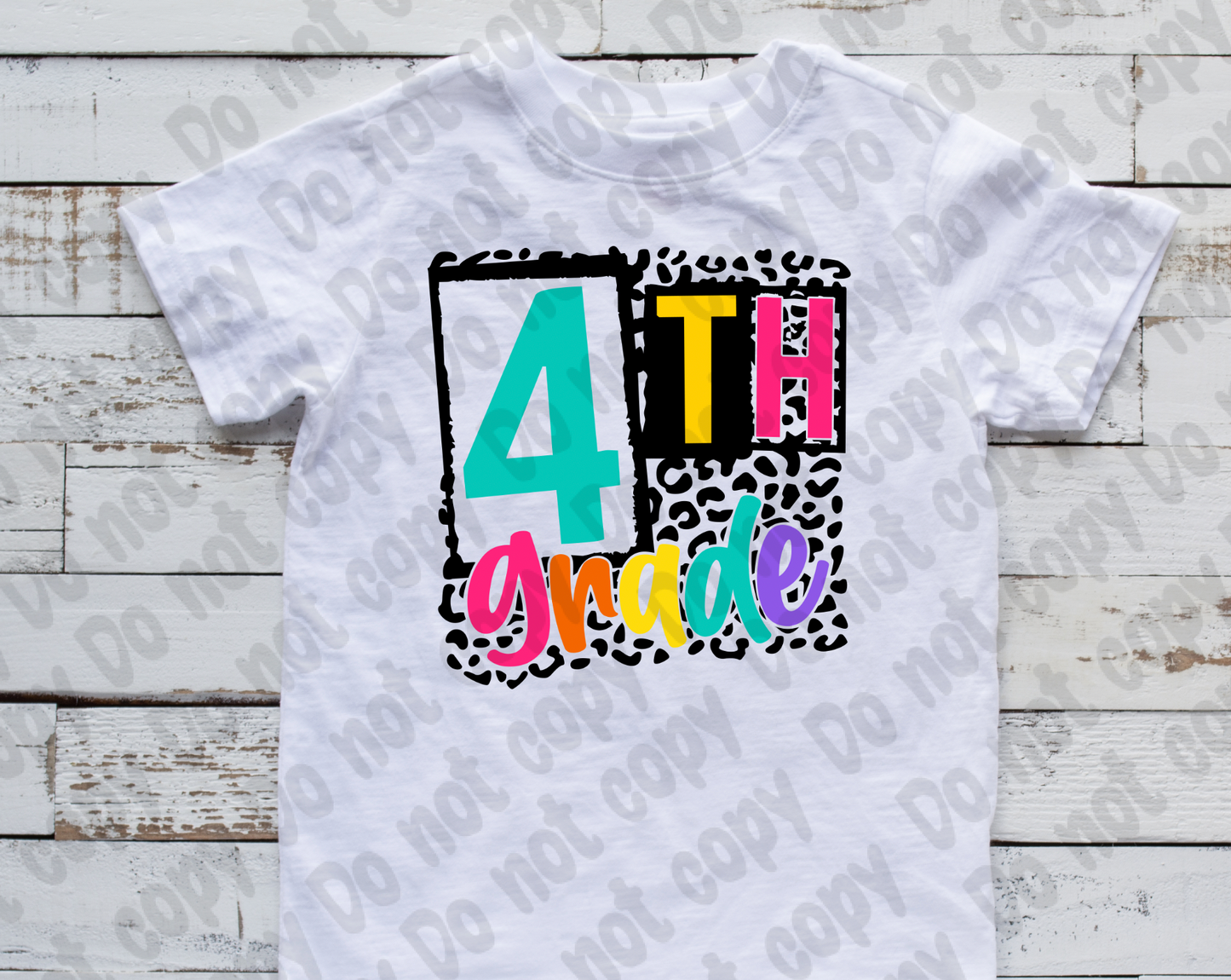 Leopard School Grade (PreK- 6th Grade) Shirt